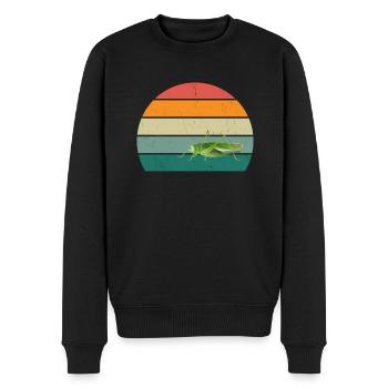Insect crawling flies wings ants insects - Men's Premium Organic Jumper - black - Front - Nico (187cm)