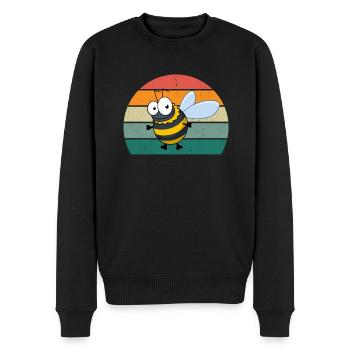 Insect crawling flies wings ants insects - Men's Premium Organic Jumper - black - Front - Nico (187cm)