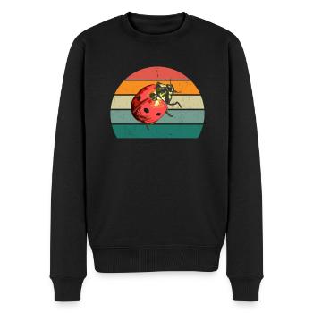 Insect crawling flies wings ants insects - Men's Premium Organic Jumper - black - Front - Nico (187cm)