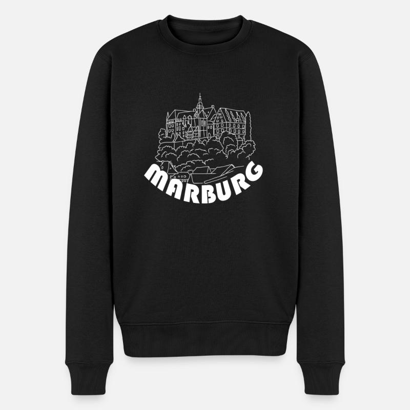 Marburg - Ma ville - - Accueil - Pull Premium bio Homme - noir