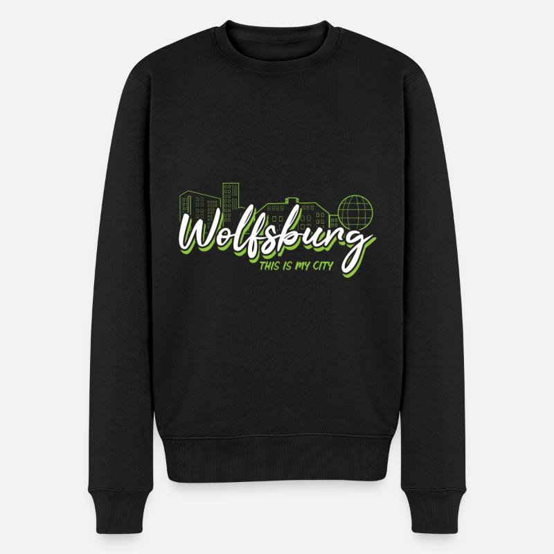Wolfsburg - Ma ville - - Accueil - Pull Premium bio Homme - noir
