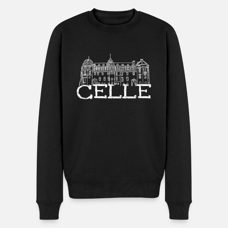 Celle - Meine Stadt - - Heimat - Männer Premium Bio Pullover - Schwarz