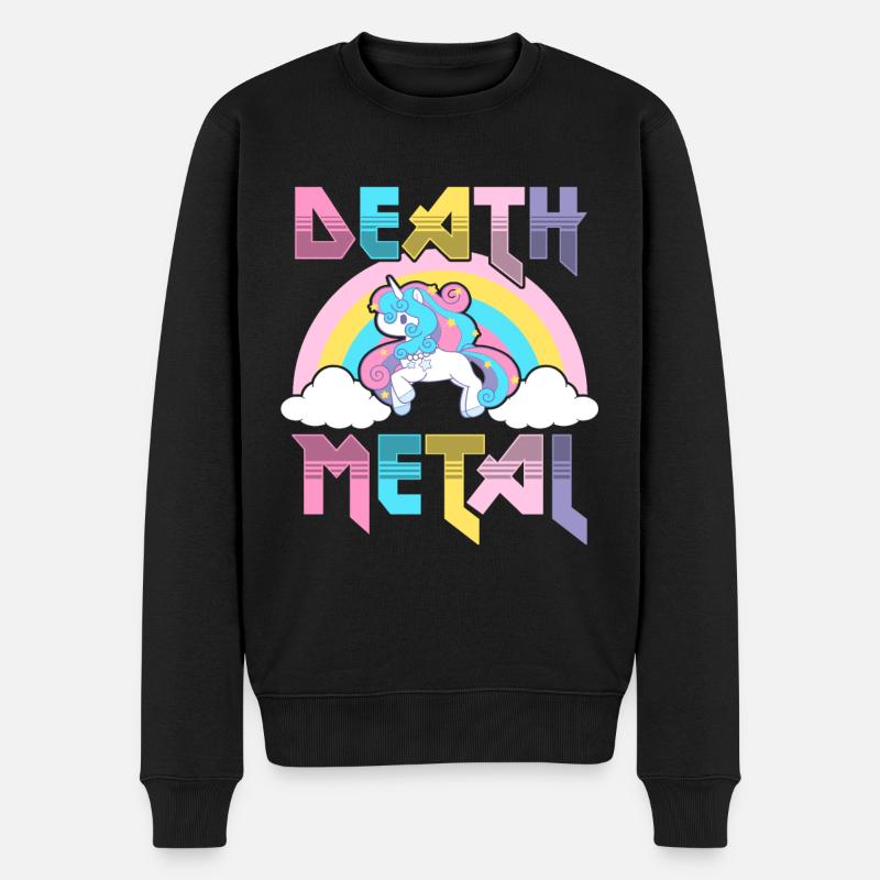 Death metal - Pull Premium bio Homme - noir