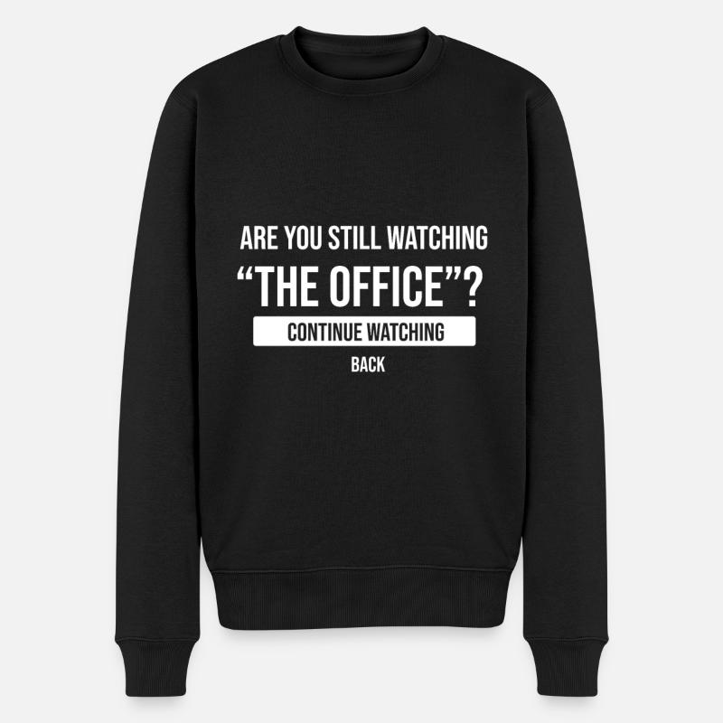 Le bureau - Pull Premium bio Homme - noir