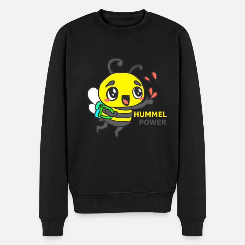 HUMMEL - Männer Premium Bio Pullover - Schwarz