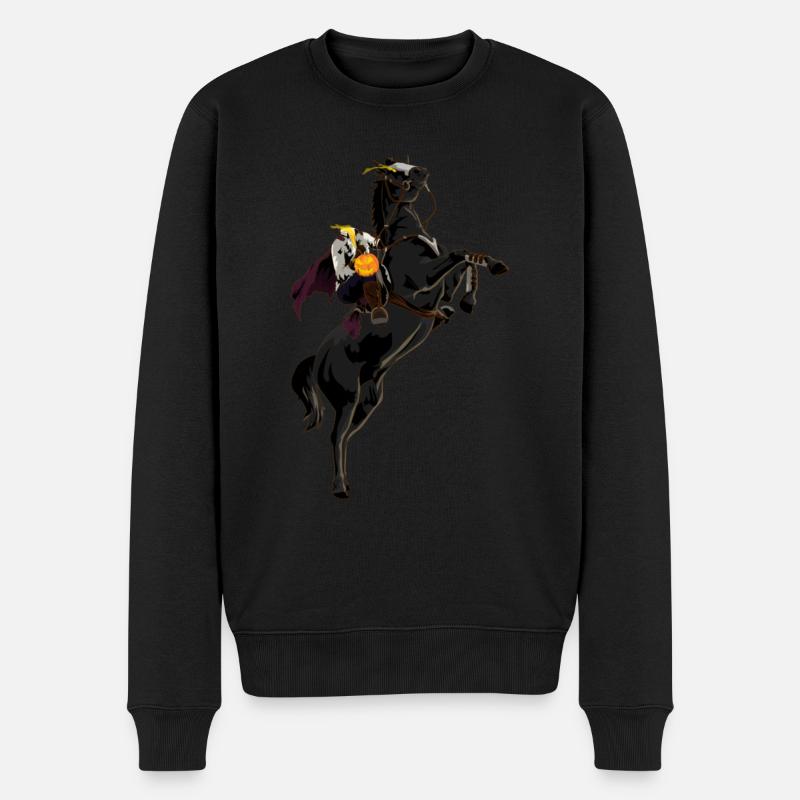 Kopfloser Reiter Halloween Sleepy Hollow - Männer Premium Bio Pullover - Schwarz