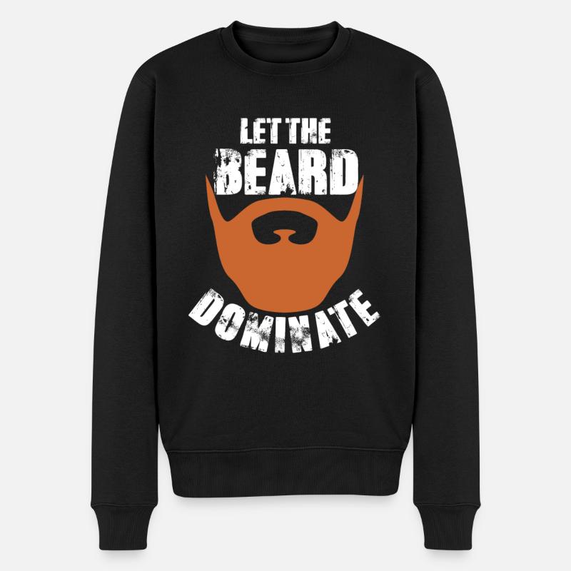 Hipster barbu barbu - Pull Premium bio Homme - noir