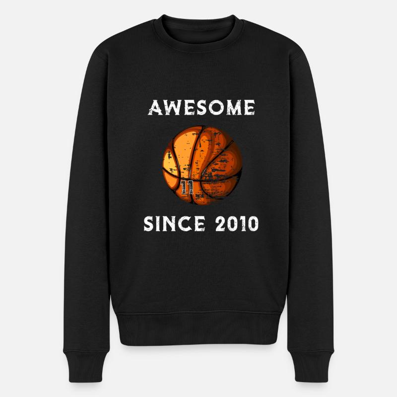 Basketball 2010 Anniversaire - Pull Premium bio Homme - noir