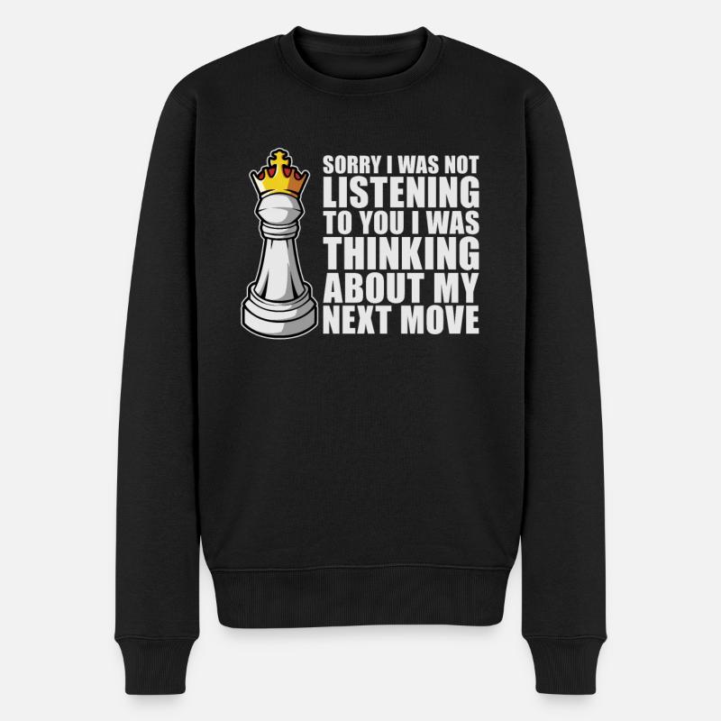 Chess chess piece - Men's Premium Organic Jumper - black