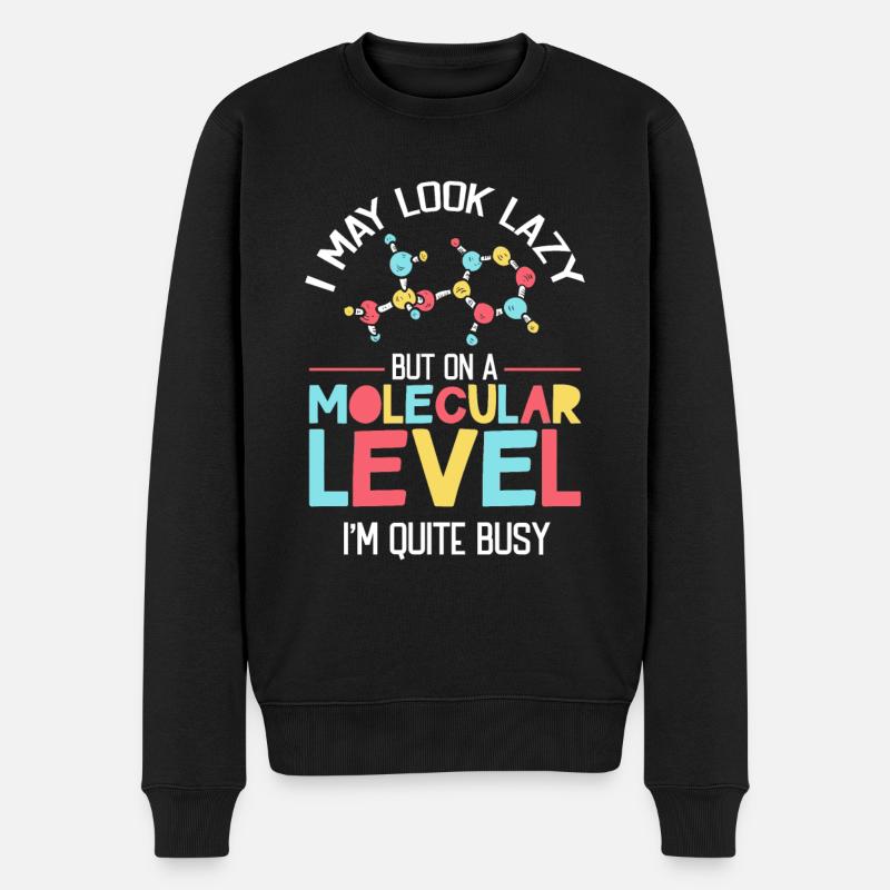 Biologie Biologe Wissenschaftler - Männer Premium Bio Pullover - Schwarz
