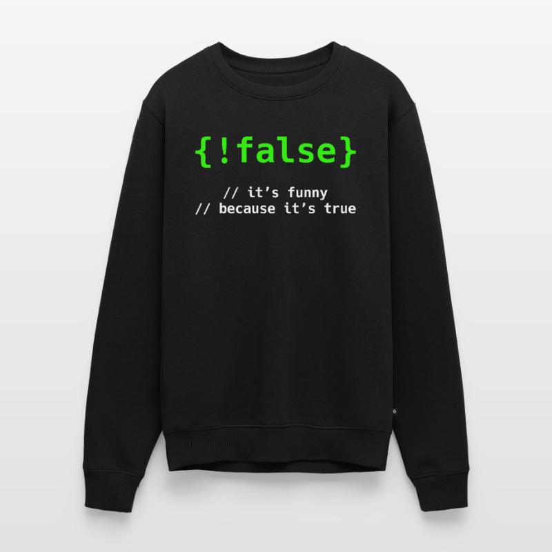 Admin Administrator Coding Coding Programming Men's Premium Organic Jumper