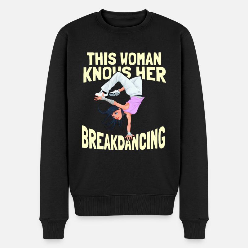 Breakdance Breakdancer Breakdancing - Pull Premium bio Homme - noir