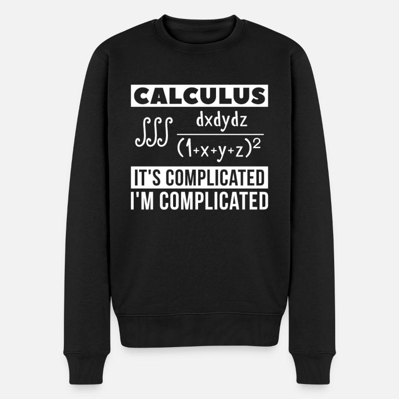 Math Mathematics - Men's Premium Organic Jumper - black
