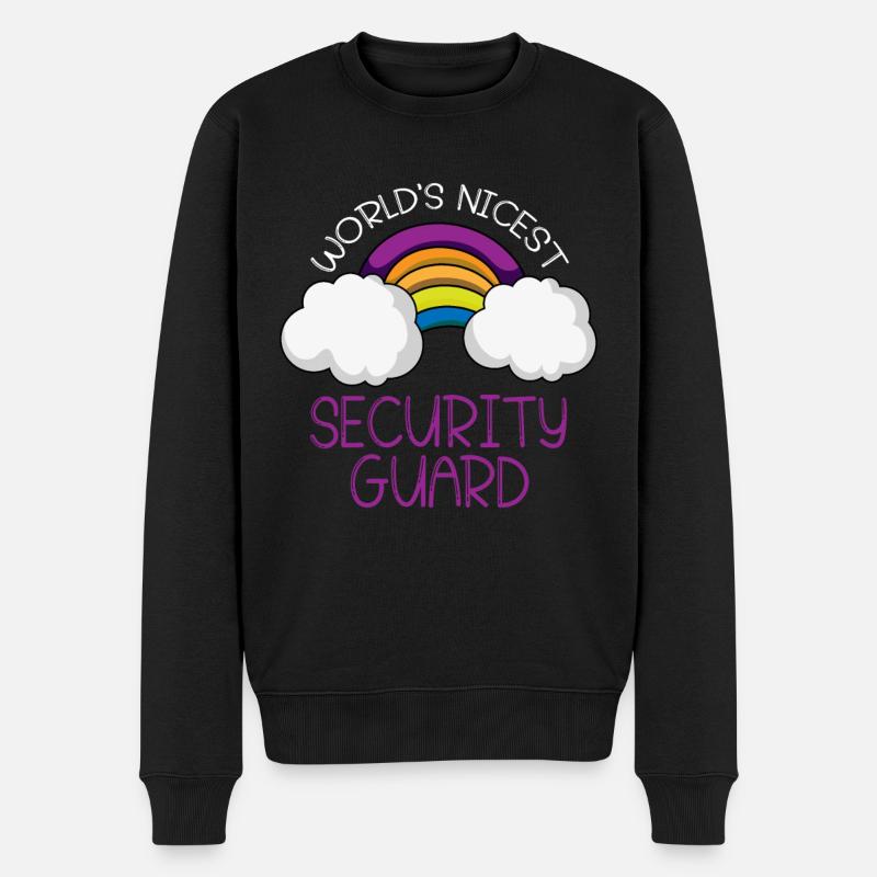 Security Security Guard Security Service - Men's Premium Organic Jumper - black