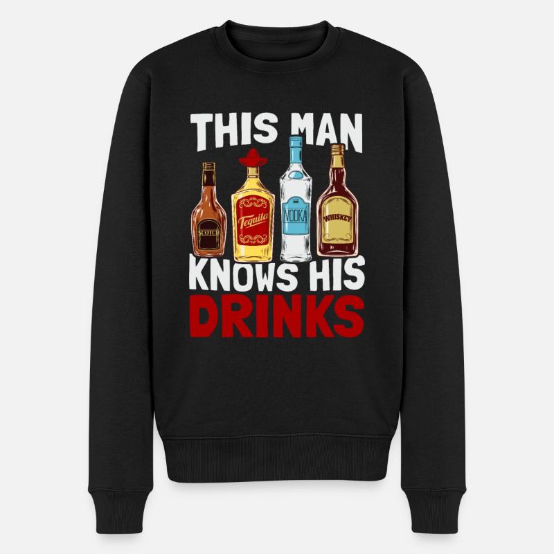 Bartender Bartender Barman Barmaid - Pull Premium bio Homme - noir