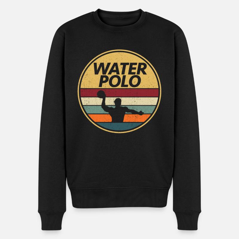 Waterpolo - Pull Premium bio Homme - noir
