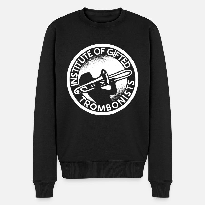 Trombone - Pull Premium bio Homme - noir