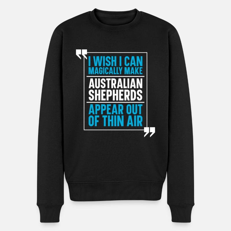 Chien de berger australien - Pull Premium bio Homme - noir