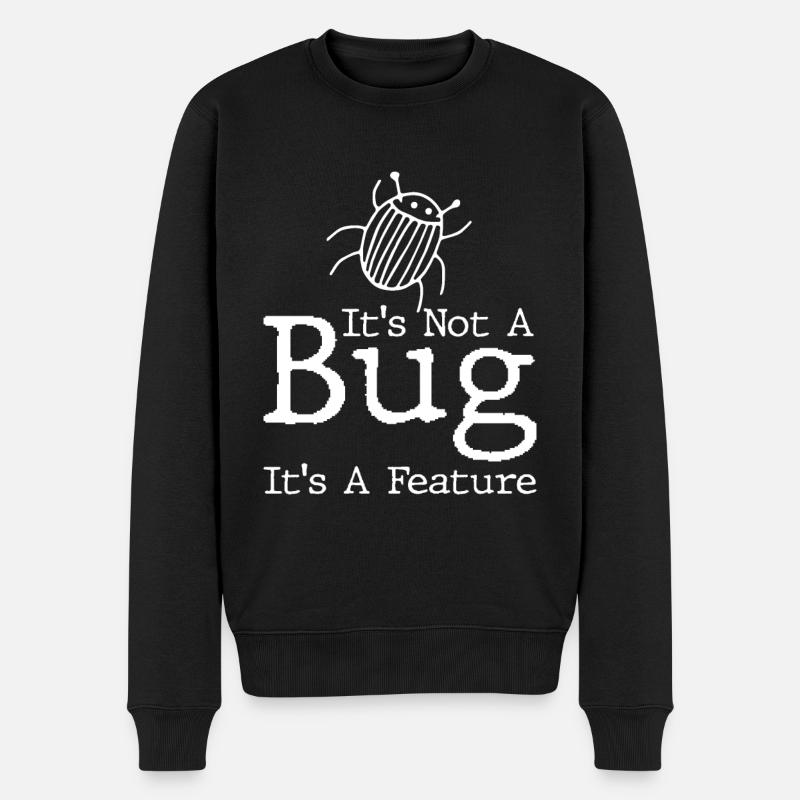 Programmer Coder Software Developer - Men's Premium Organic Jumper - black