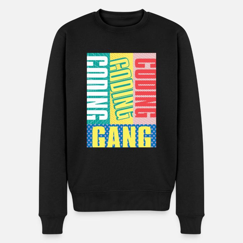 Programmer Coder Software Developer - Men's Premium Organic Jumper - black