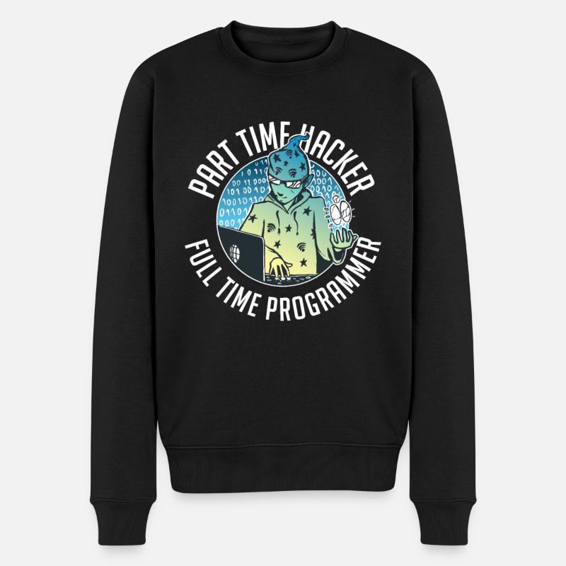 Programmer Coder Software Developer - Men's Premium Organic Jumper - black