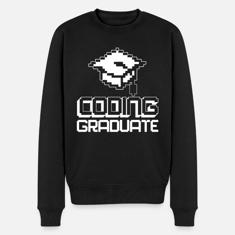 Programmierer Coder Software Entwickler - Männer Premium Bio Pullover - Schwarz