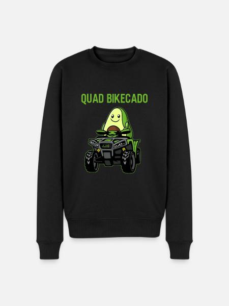 Quad Atv Motorsport - Økologisk premium-sweatshirt til mænd - sort