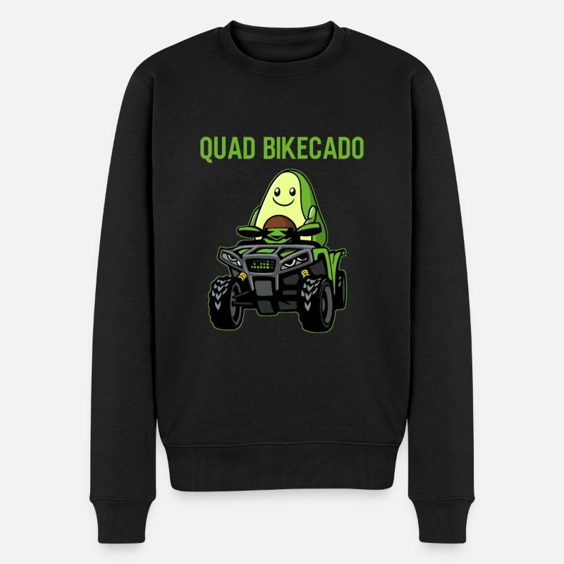 Quad Atv Motorsport - Männer Premium Bio Pullover - Schwarz