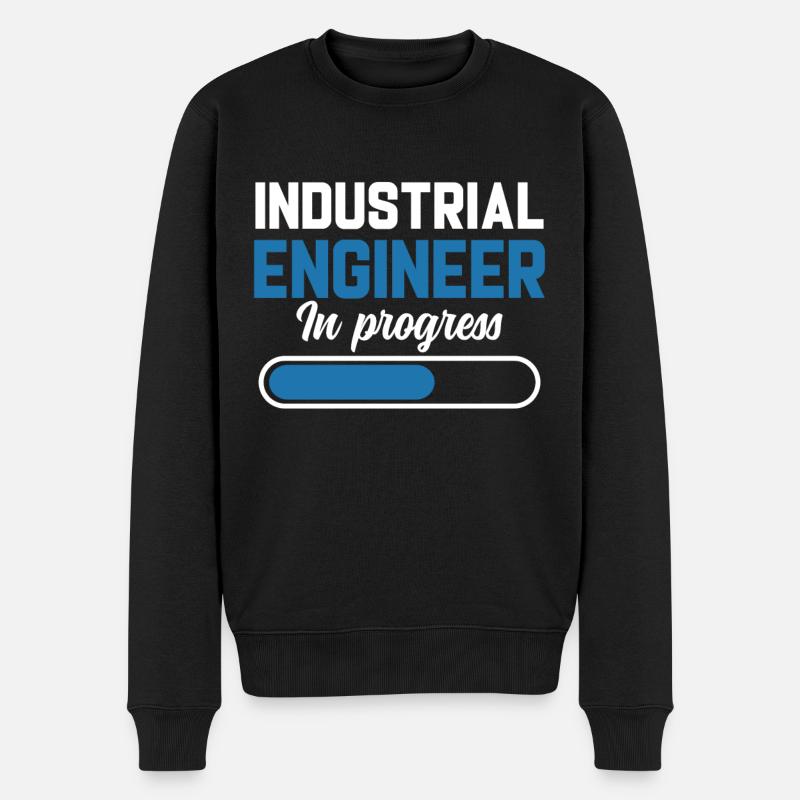Industrial Engineer In Progress - Men's Premium Organic Jumper - black