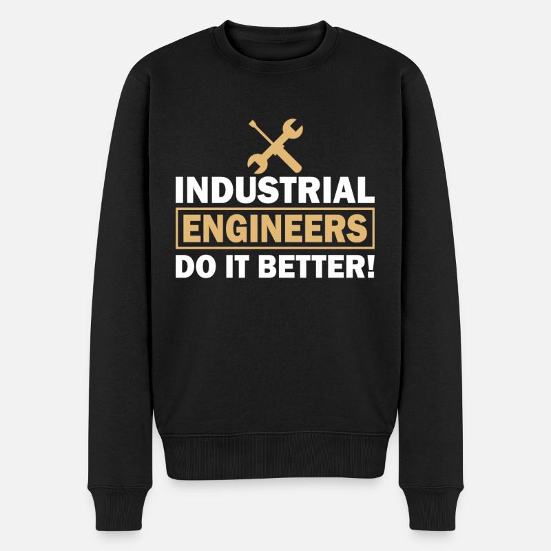 Les ingénieurs industriels font mieux - Pull Premium bio Homme - noir