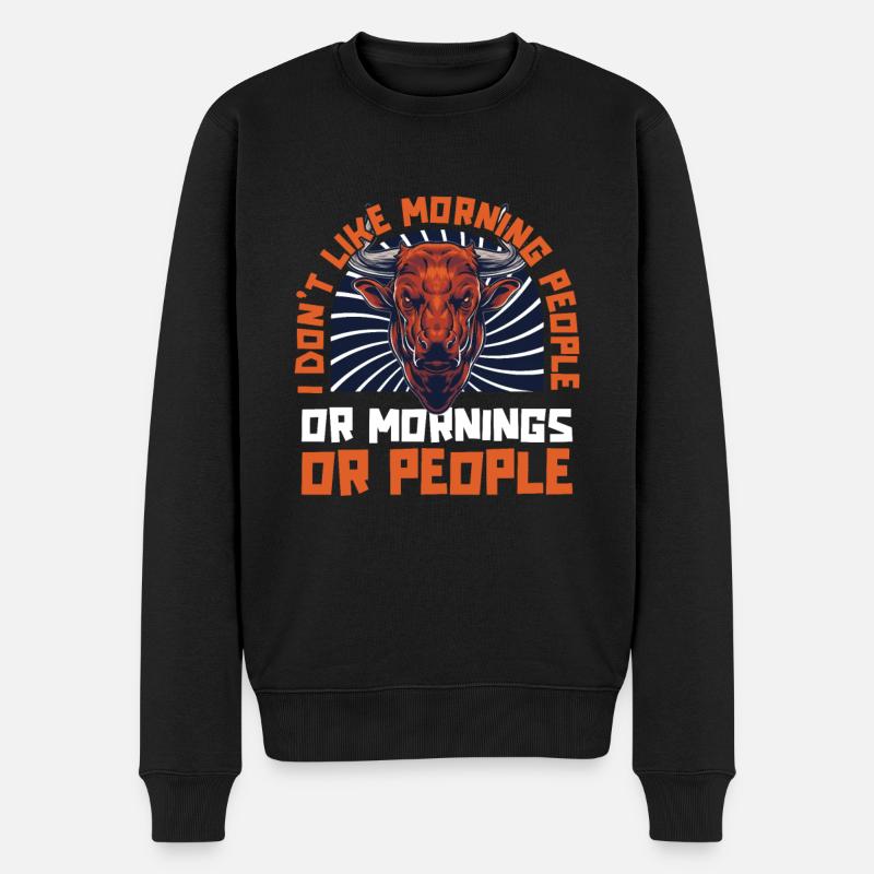 Taureau Taureau - Pull Premium bio Homme - noir