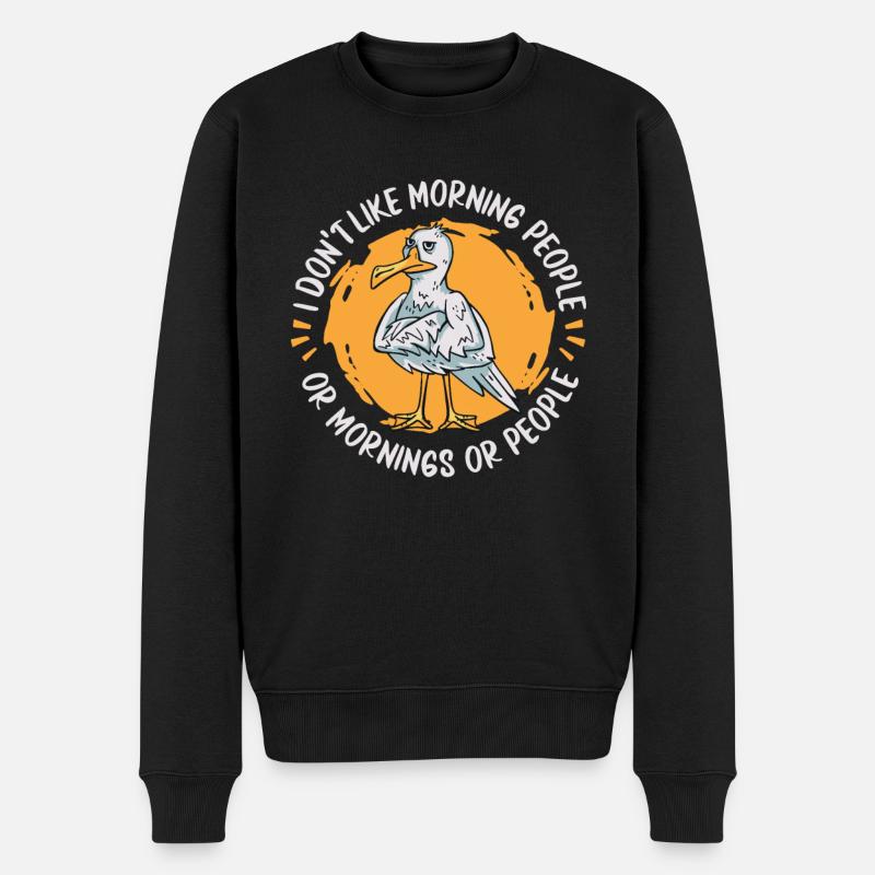 Mouette Mouette - Pull Premium bio Homme - noir