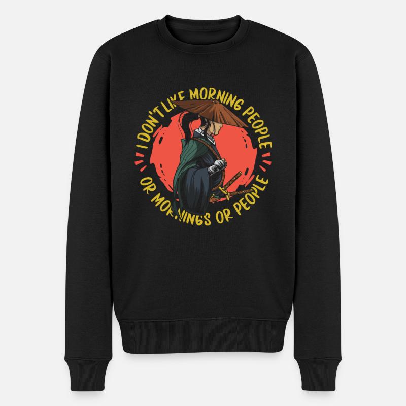 Samouraï - Pull Premium bio Homme - noir