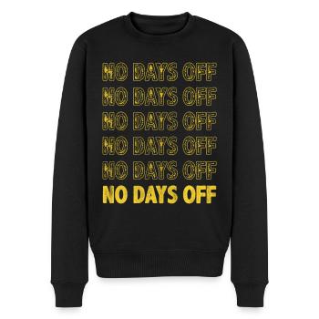 Motivate Inspire Encouragement Positivité Slogan - Pull Premium bio Homme - noir - Devant - Nico (187cm)