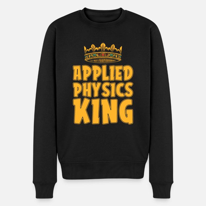 Physik Physiker - Männer Premium Bio Pullover - Schwarz