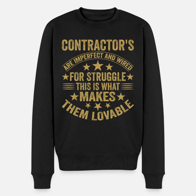 Entrepreneur général Construction Bricoleur Constructeur - Pull Premium bio Homme - noir