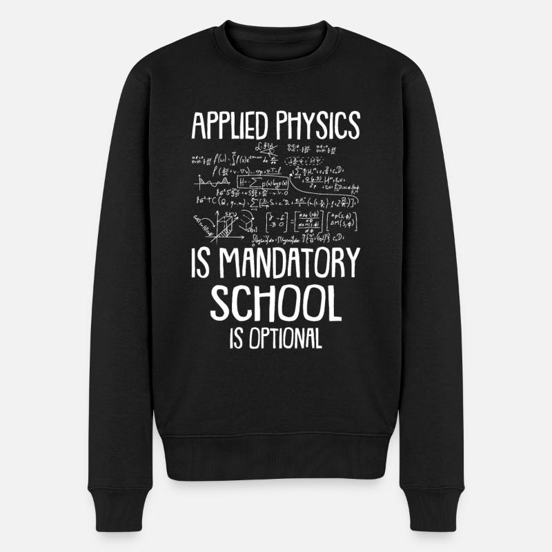 Physics Physicist - Men's Premium Organic Jumper - black