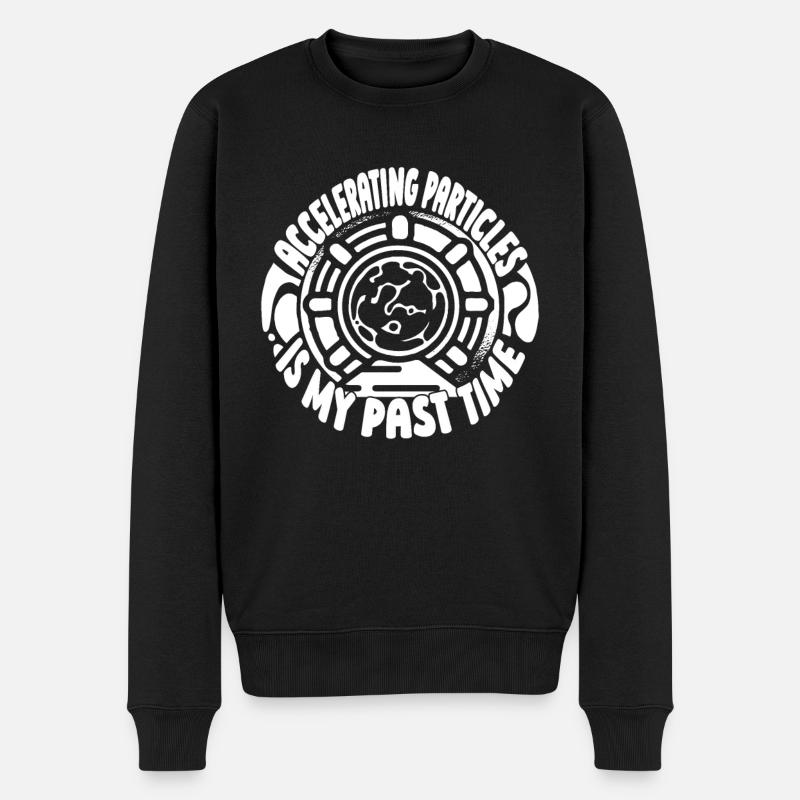 Physik Physiker - Männer Premium Bio Pullover - Schwarz