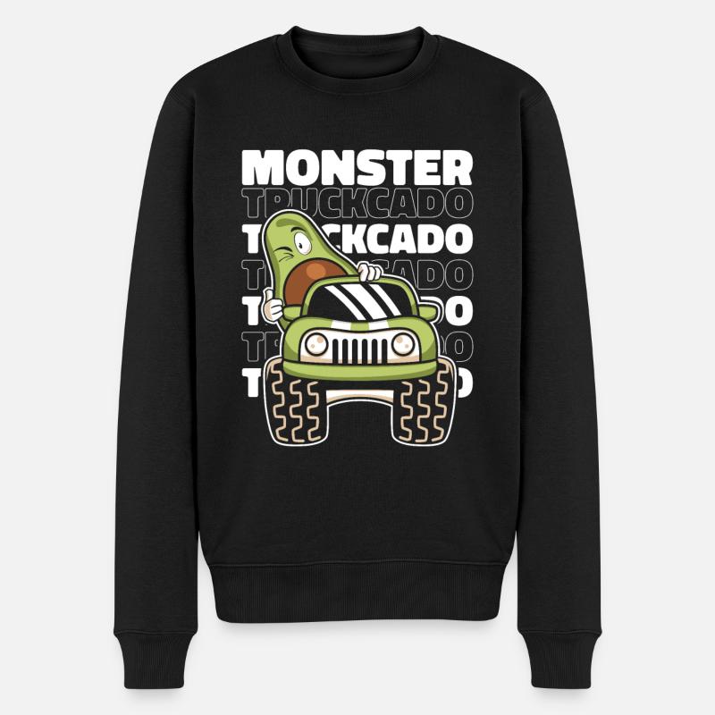 Camion monstre - Pull Premium bio Homme - noir