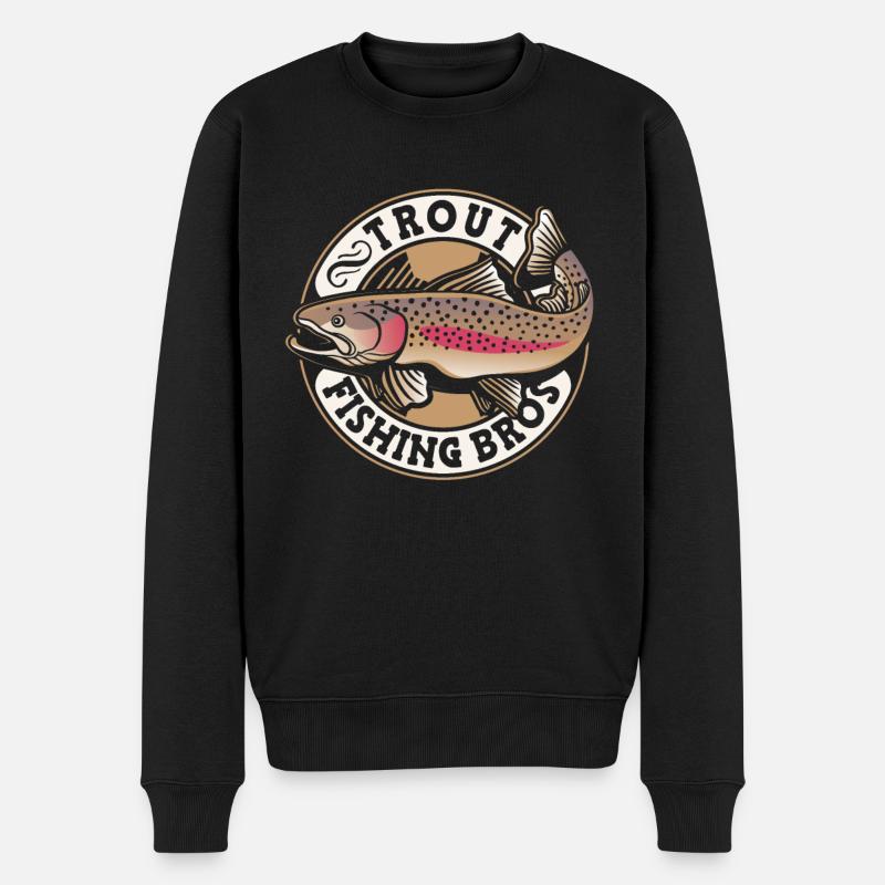 Pêcheur Pêcheur Pêcheurs Pêche - Pull Premium bio Homme - noir