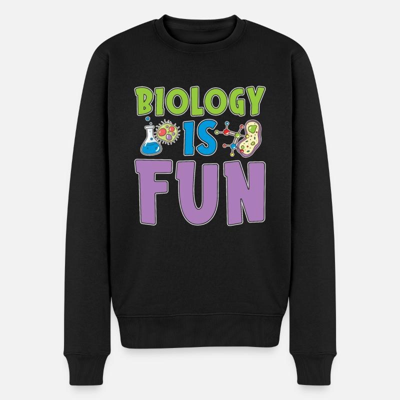 Biologie Biologe Wissenschaftler - Männer Premium Bio Pullover - Schwarz