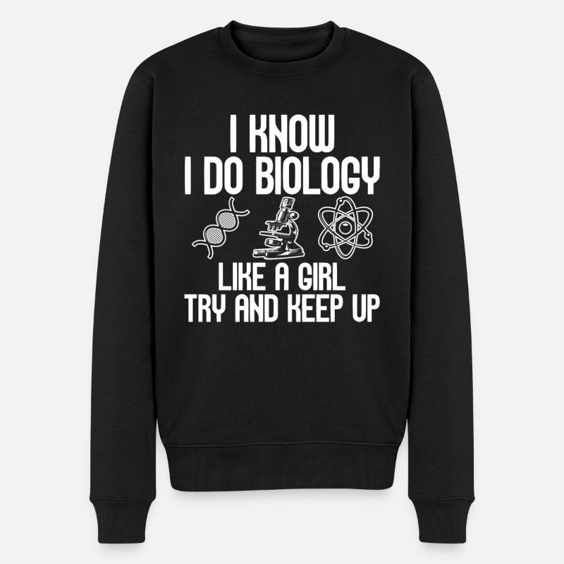 Biologiste scientifique en biologie - Pull Premium bio Homme - noir