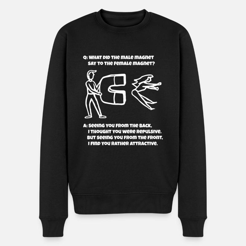 Physicien physicien - Pull Premium bio Homme - noir