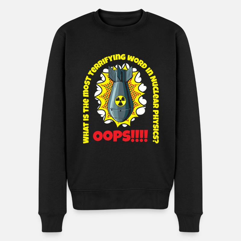 Physicien physicien - Pull Premium bio Homme - noir