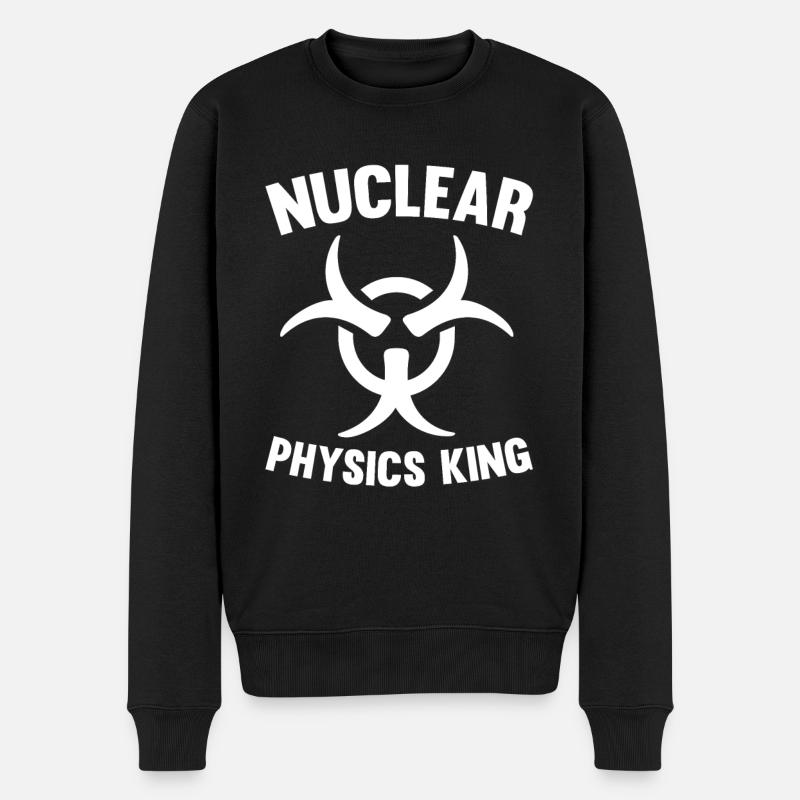 Physik Physiker - Männer Premium Bio Pullover - Schwarz