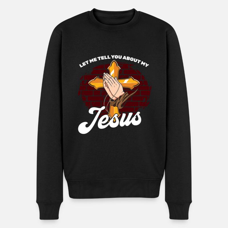 Professeur de religion Éducation religieuse - Pull Premium bio Homme - noir