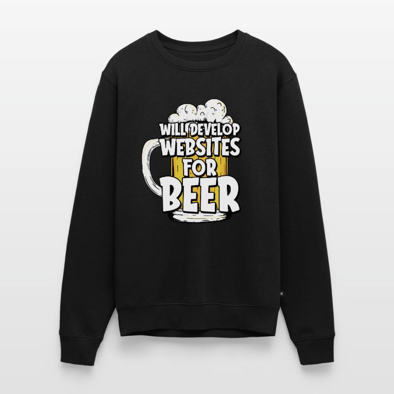 Web Developer Web Developer Web Developer Men's Premium Organic Jumper