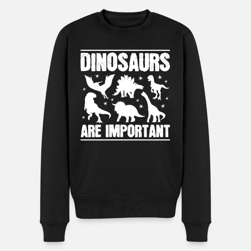 Dinosaure - Pull Premium bio Homme - noir