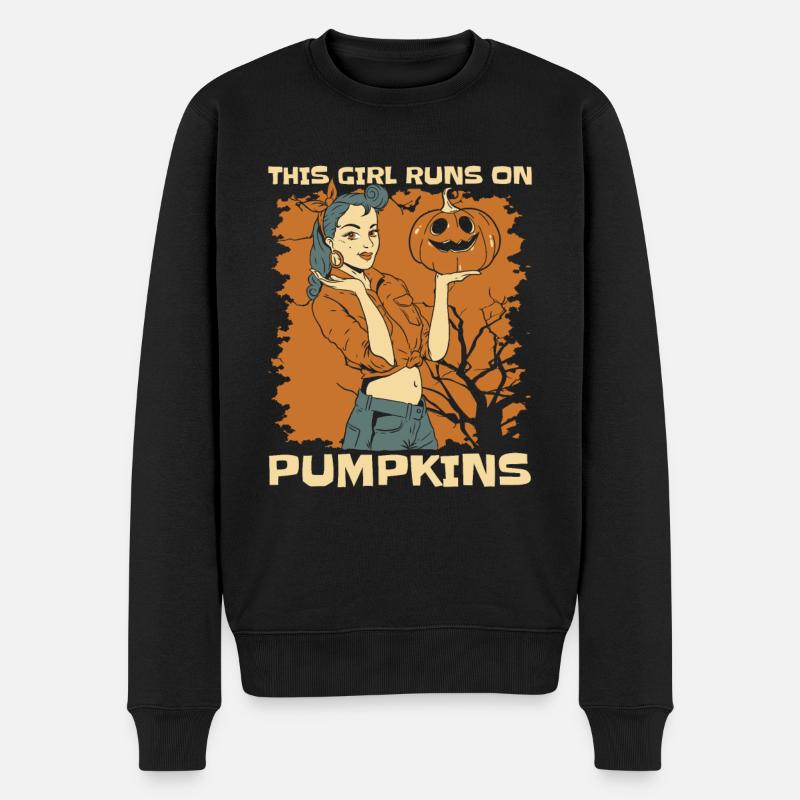 Halloween - Pull Premium bio Homme - noir