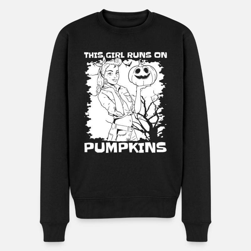 Halloween - Pull Premium bio Homme - noir